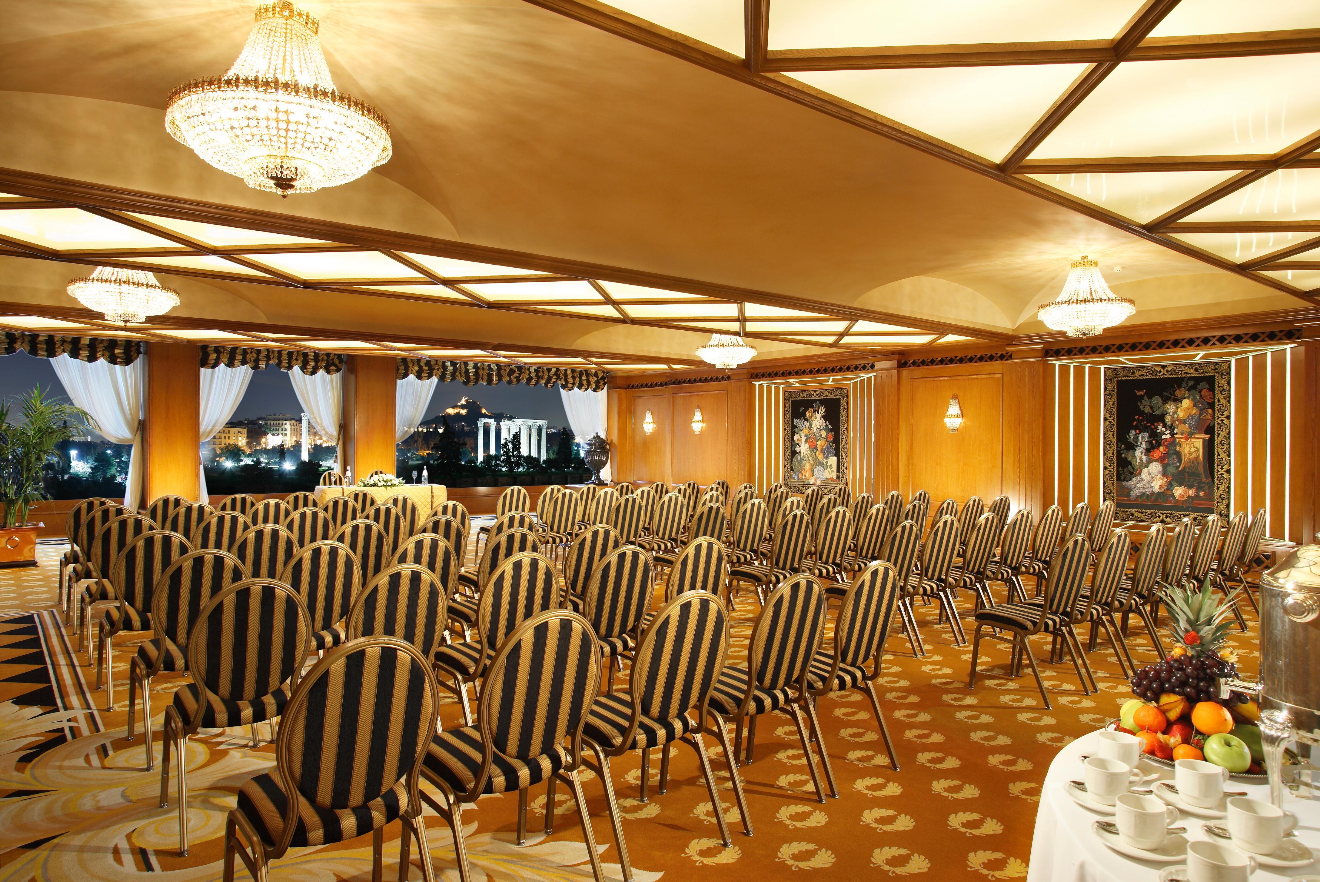 Royal Olympic Hotel Афіни Бізнес фото The ballroom
